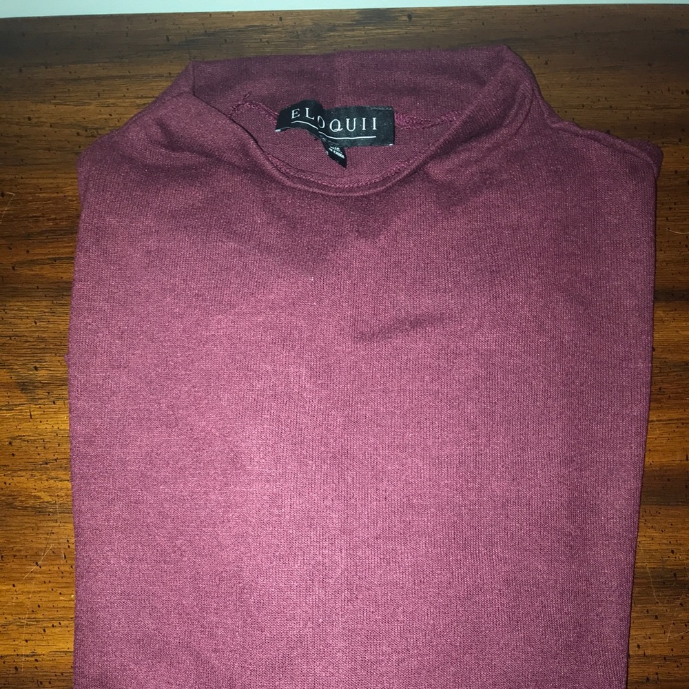 Eloquii burgundy sweater NWT